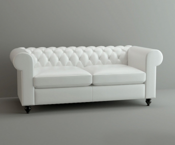 Simple European Style A Sofa For Two-ID:465391183