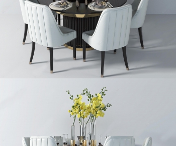 Modern Dining Table And Chairs-ID:275390818