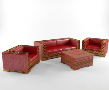 European Style Sofa Combination-ID:665781828