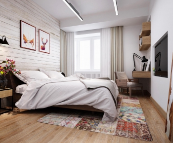 Modern Nordic Style Bedroom-ID:497390443