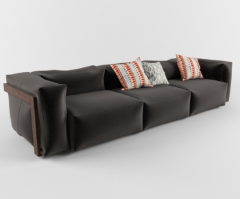 Modern Three-seat Sofa-ID:811932393