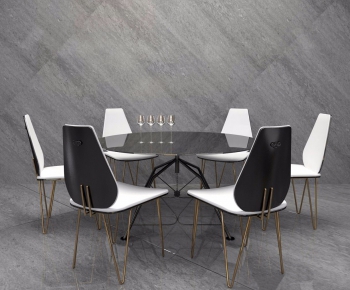 Modern Dining Table And Chairs-ID:326436169