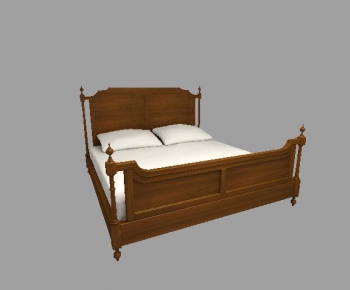 European Style Double Bed-ID:527030568