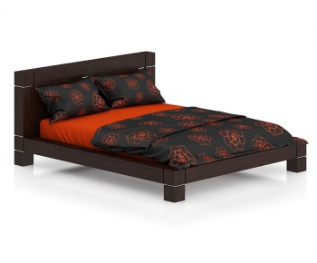 Modern Double Bed-ID:823139123