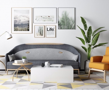 Modern Nordic Style Sofa Combination-ID:748825598