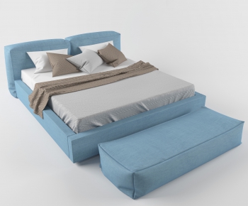 Modern Double Bed-ID:437542173