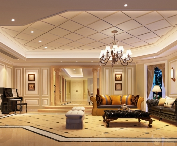 European Style A Living Room-ID:560532353