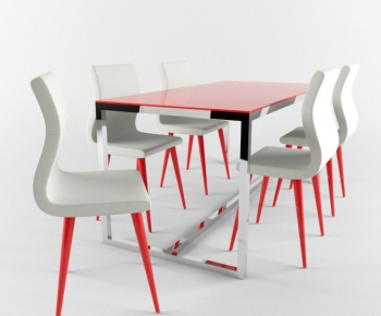Modern Dining Table And Chairs-ID:795968276