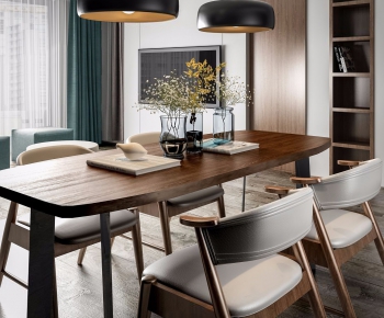 Modern Dining Table And Chairs-ID:905100685