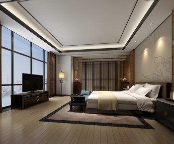 New Chinese Style Bedroom-ID:267661378