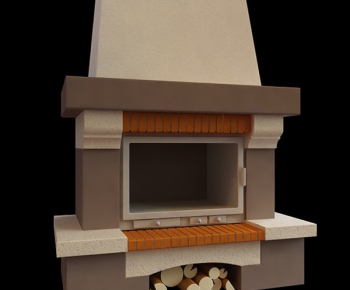 Simple European Style Fireplace-ID:417028149