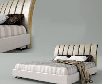 Modern Double Bed-ID:222536616