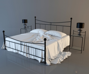 European Style Double Bed-ID:224163688