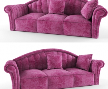 Simple European Style Three-seat Sofa-ID:472758758