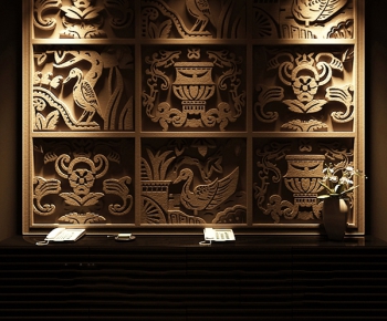 Southeast Asian Style Wall Decoration-ID:744312666