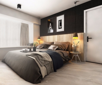 Nordic Style Bedroom-ID:127636922
