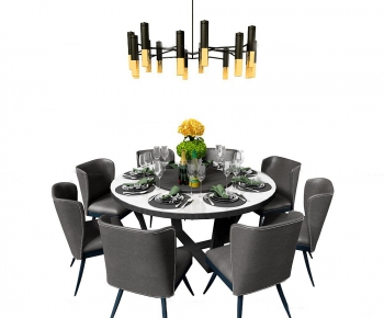 Modern Dining Table And Chairs-ID:944509413