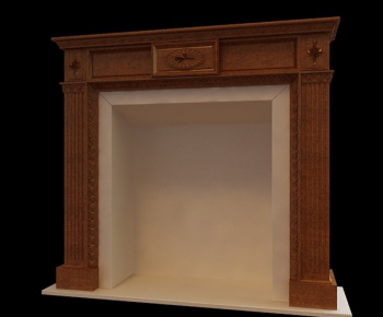 Simple European Style Fireplace-ID:604032864