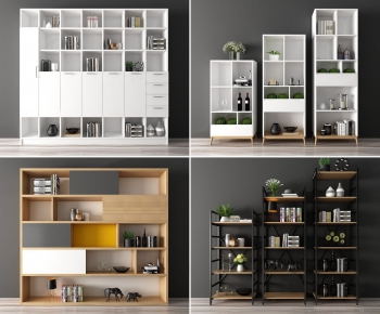 Modern Nordic Style Bookcase-ID:488096477
