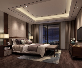 New Chinese Style Bedroom-ID:852538818