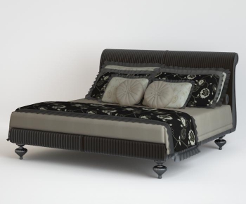 New Classical Style Double Bed-ID:199619796