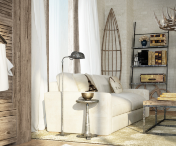 Modern Country Style A Sofa For Two-ID:225123728