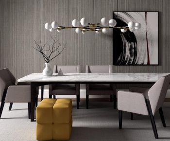 Modern Nordic Style Dining Room-ID:574735195
