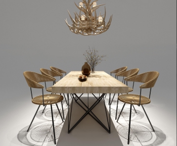 Modern Dining Table And Chairs-ID:162629525