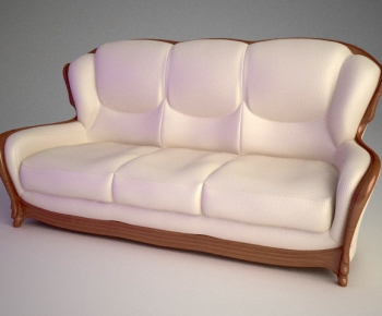 European Style Three-seat Sofa-ID:439855232