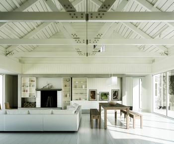 Modern LOFT Nordic Style A Living Room-ID:777883332
