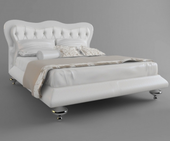 Modern Double Bed-ID:832628293