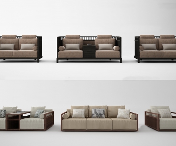New Chinese Style Sofa Combination-ID:382158191