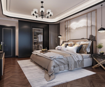 New Chinese Style Bedroom-ID:844197285