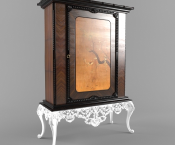 New Classical Style Side Cabinet-ID:620358546