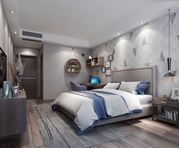 Nordic Style Bedroom-ID:136447662