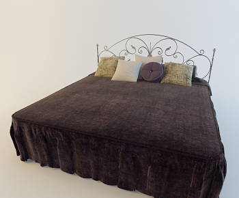 European Style Double Bed-ID:733319877