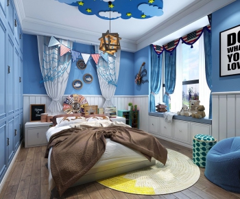 Mediterranean Style Children's Room-ID:776168424