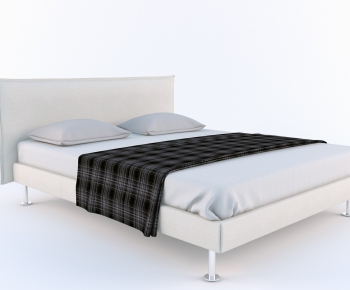 Modern Double Bed-ID:785915832