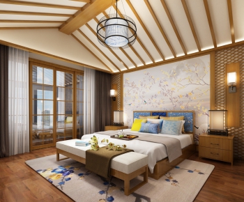 New Chinese Style Bedroom-ID:531111167