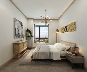 New Chinese Style Bedroom-ID:839110899