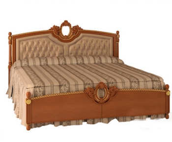 European Style Double Bed-ID:642127848