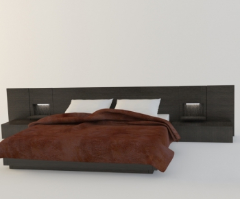 Modern Double Bed-ID:130274966