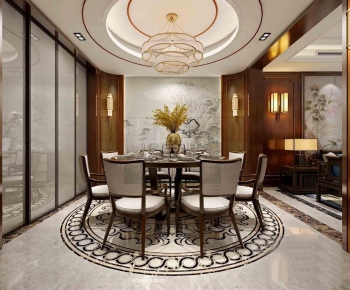 New Chinese Style Dining Room-ID:563049968