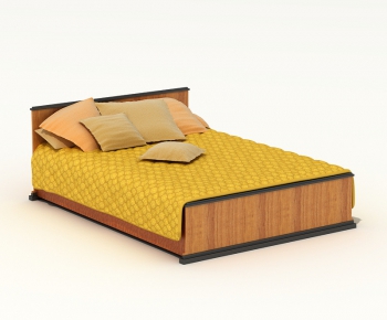 Modern Double Bed-ID:389362324