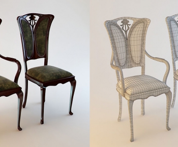 European Style Single Chair-ID:452361724