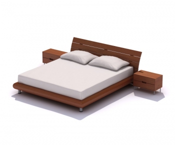 Modern Double Bed-ID:202588355