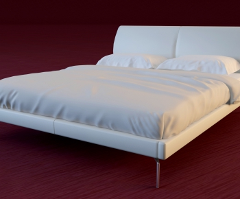 Modern Double Bed-ID:813533442