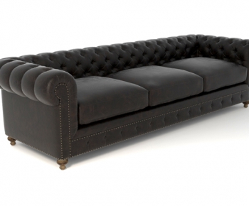 European Style Three-seat Sofa-ID:299226895