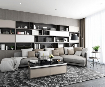 Modern Nordic Style A Living Room-ID:269558671