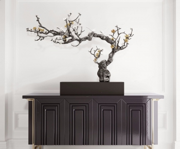 New Chinese Style Side Cabinet/Entrance Cabinet-ID:633059319